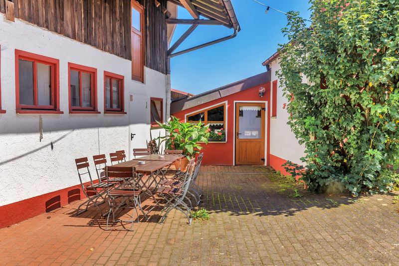 Blick in den Innenhof